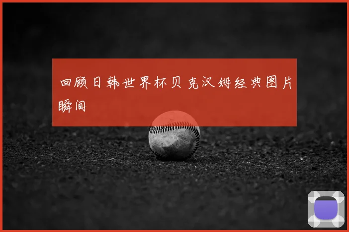 回顾日韩世界杯贝克汉姆经典图片瞬间