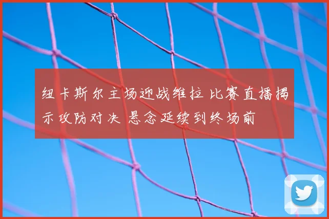 纽卡斯尔主场迎战维拉 比赛直播揭示攻防对决 悬念延续到终场前