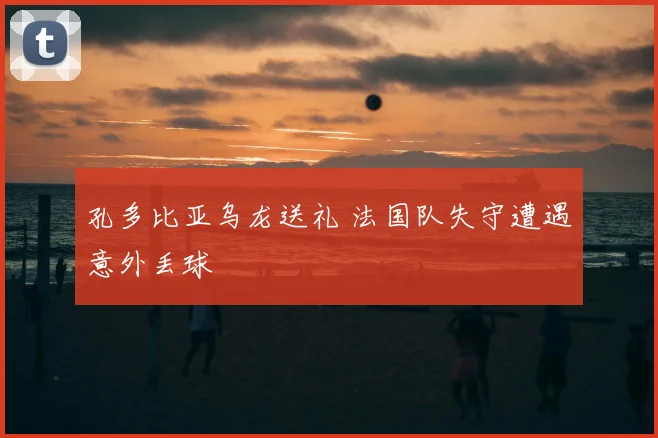 孔多比亚乌龙送礼 法国队失守遭遇意外丢球